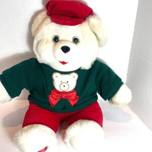 1997 Holly Holiday Bear – Vintage Christmas Plush Collectible
